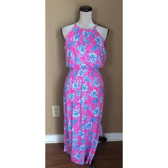 NWOT Lilly Pulitzer Gracelyn halter midi dress - Picture 6 of 16